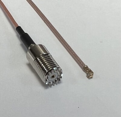 Mini UHF Female to uFL/u.FL/IPX/IPEX WiFi RG178 Coaxial Cable Pick Length USA
