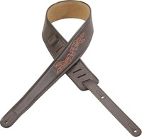 Levy's Guitar Strap Mg62e03-dbr, 2.5 Tapering To 1 Garment Leather, Dark Brown on sale Levy's Guitar Strap Mg62e03-dbr, 2.5 Tapering To 1 Garment Leather, Dark Brown on sale
