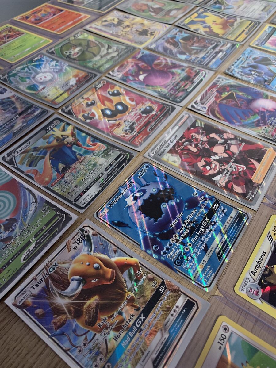 Pokemon Card Lot 100 TCG Cards Ultra Rares Included- GX, EX Pokemon Card Lot 100 TCG Cards Ultra Rares Included- GX, EX