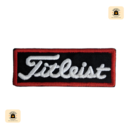 Pack of 3 Golf Style Embroidered Patches 3” x 1” Iron-On Badges for Hats, Jacket - Picture 2 of 8