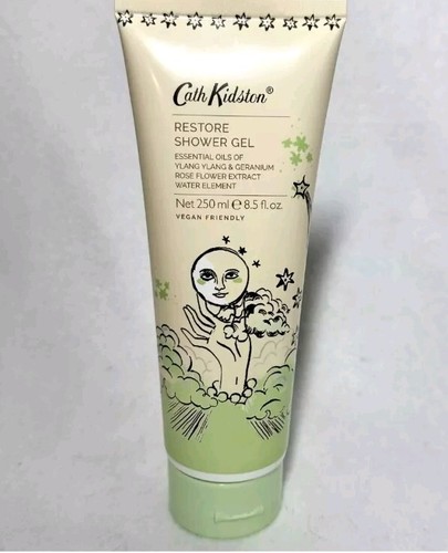 Cath Kidston Restore Shower Gel Ylang Ylang Geranium Rose Vegan 8.5 Fl Oz New