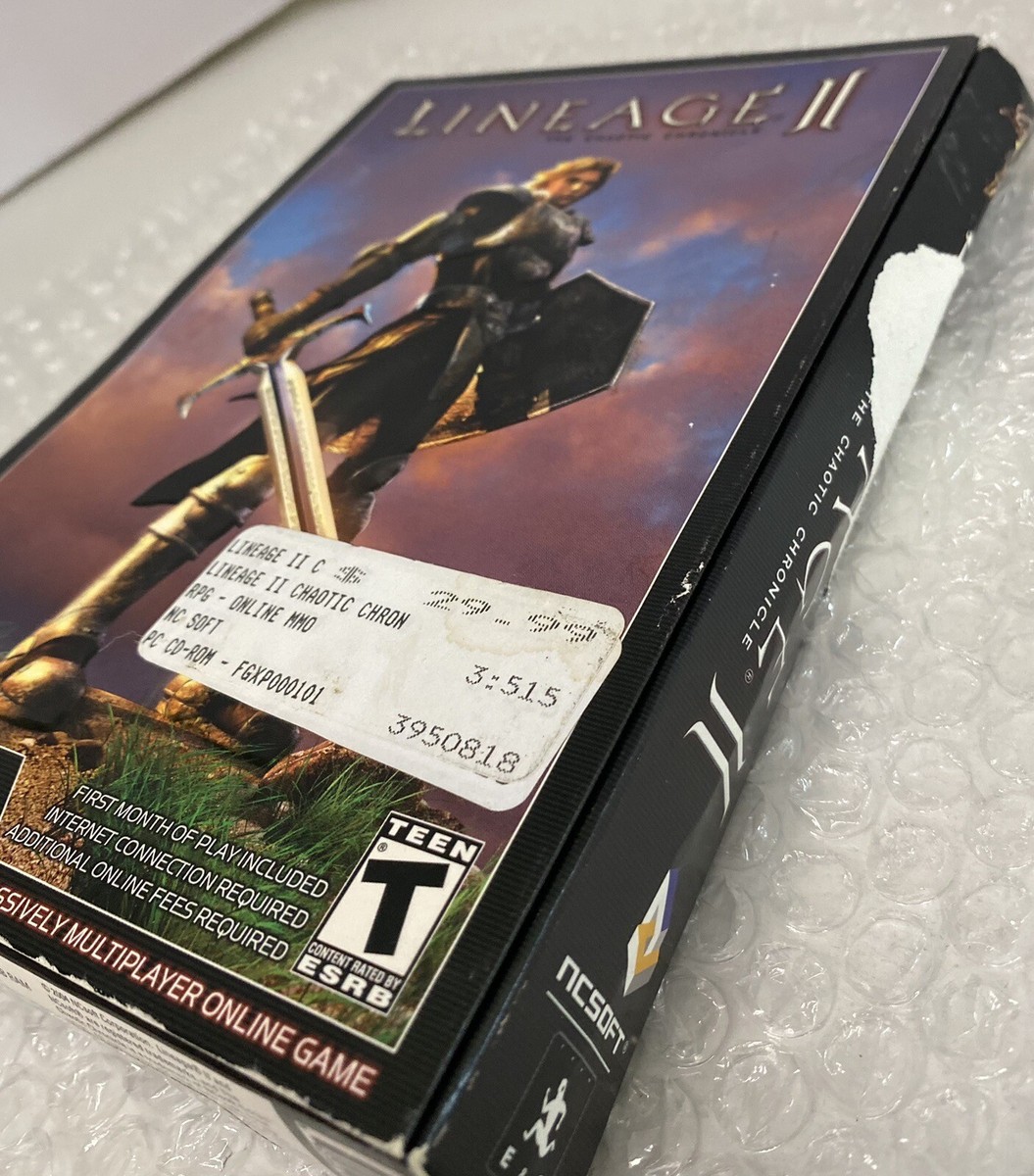 Lineage II Chaotic Chronicle - PC CD Game - 2 Disc Box RPG