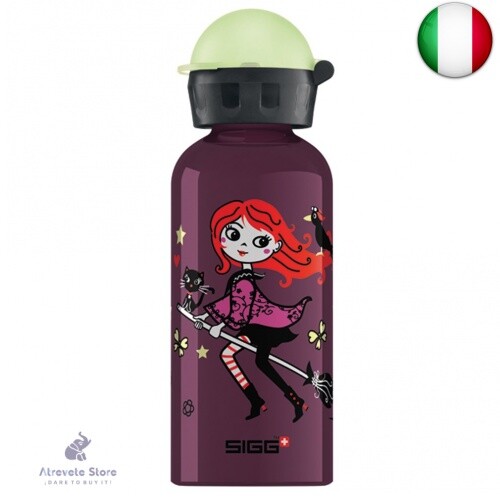SIGG Borraccia bambini (0,4 L), Borraccia alluminio con chiusura ermetica e
