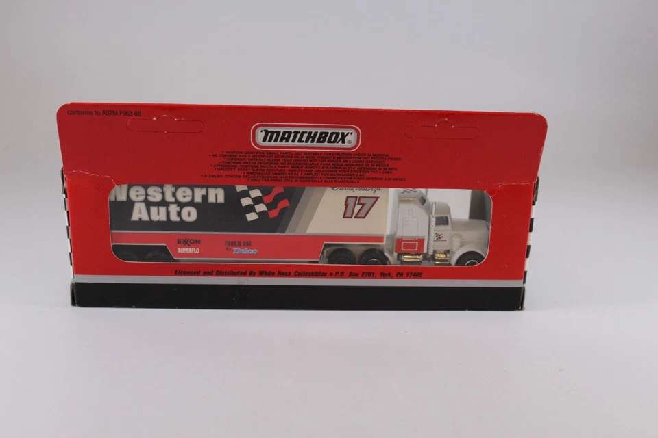 Western Auto Darrell Waltrip #17 Racing 1991 Matchbox Super Star Transporters. Foto 3 de 4