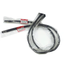 A Pair Black Roof Trim Molding Kit For 01-05 Honda Civic Sedan 4Door 74306S5AJ01