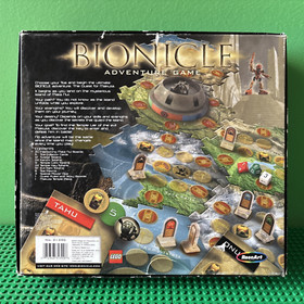 ROSE ART LEGO BIONICLE QUEST FOR MAKUTA ADVENTURE BOARD GAME INCOMPLETE 31390