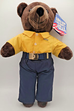 Vintage Patriot Bear USPS Post Office 19" Plush Teddy w/ TAG RARE