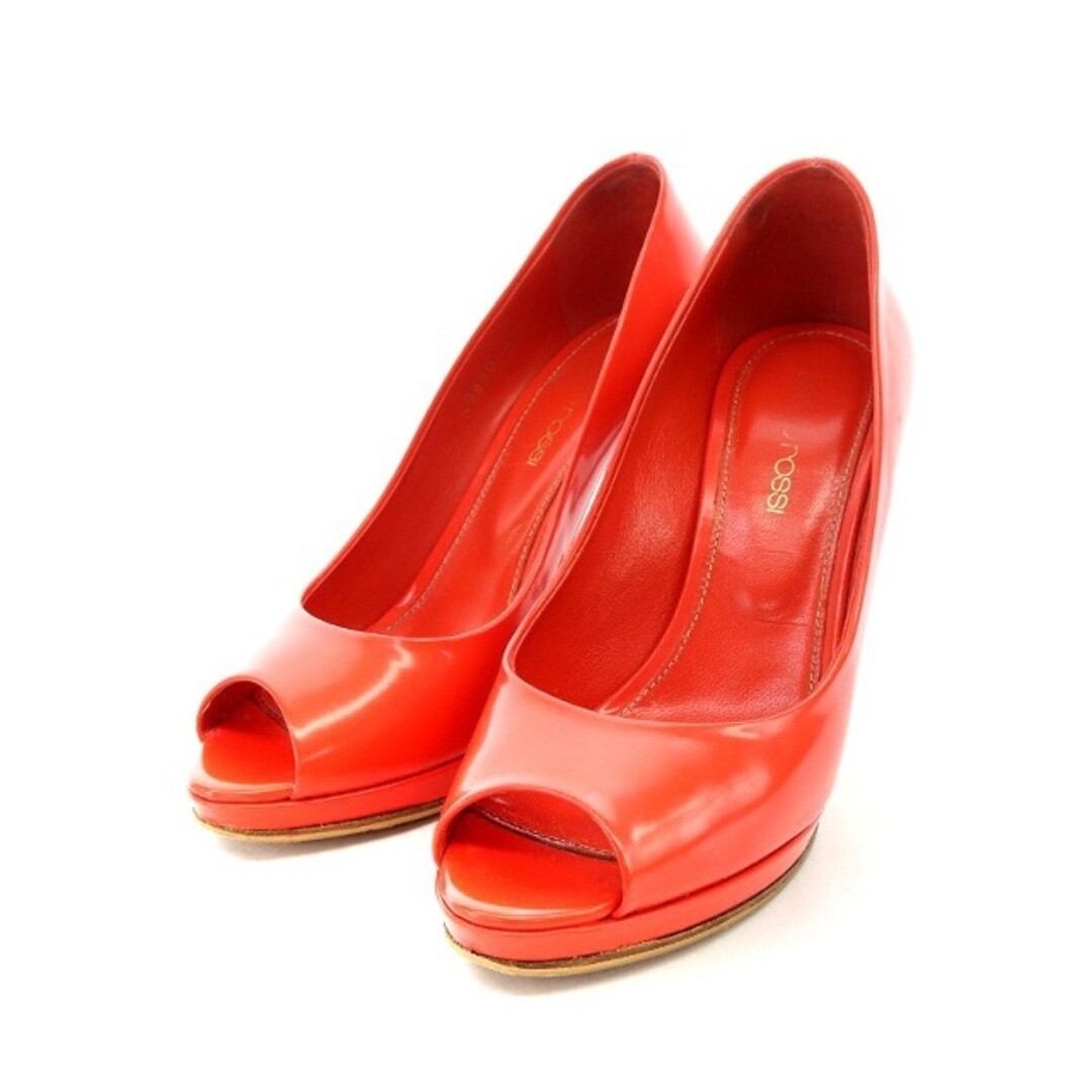 Sergio Rossi Sandals Mule Square Toe Logo 36 22cm (8.66 in
