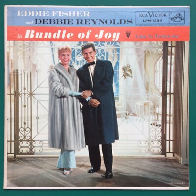 Eddie Fisher Debbie Reynolds BUNDLE OF JOY Film Soundtrack LP Walter Scharf RKO