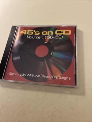 45's on CD, Vol. 1 (1956-1959) by Various Artists (CD, Mercury)