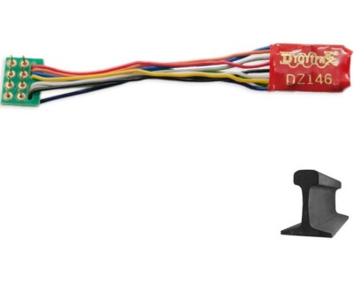 Décodeur Digitrax DZ146PS DCC – 4 Fonctions – NEM 8 Broches – Z N HO – Neuf