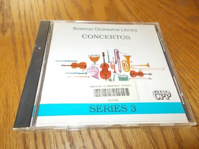 BOWMAR ORCHESTRAL LIBRARY CONCERTOS - SERIES 3 CD