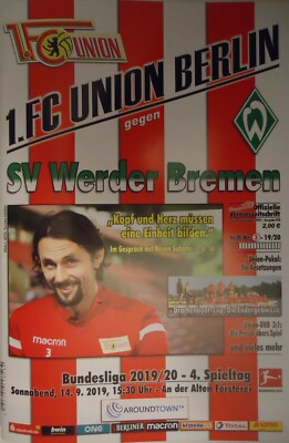 Programm Bundesliga 2019/20 FC Union Berlin - Werder Bremen