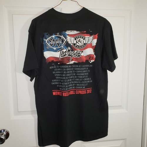 Camiseta Ted Nugent Mid West Rock-N-Roll Express 2012 talla M - Imagen 6 de 7