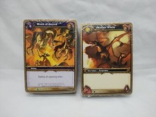 (2) Packs Wow TCG Onyxias Lair Raid Cards