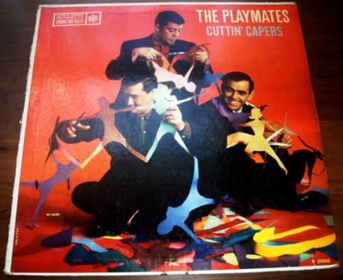 THE PLAYMATES CUTTIN' CAPERS 1958 RULETA 25068 MONO VINILO LP CASI NUEVO - Imagen 1 de 1