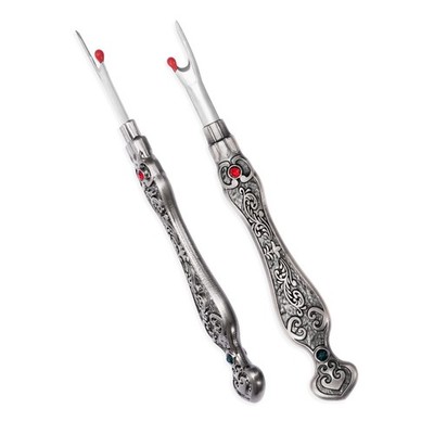 2Pcs Metal Seam Rippers, European Vintage Carved Handle Stitch Ripper, Sharp ...
