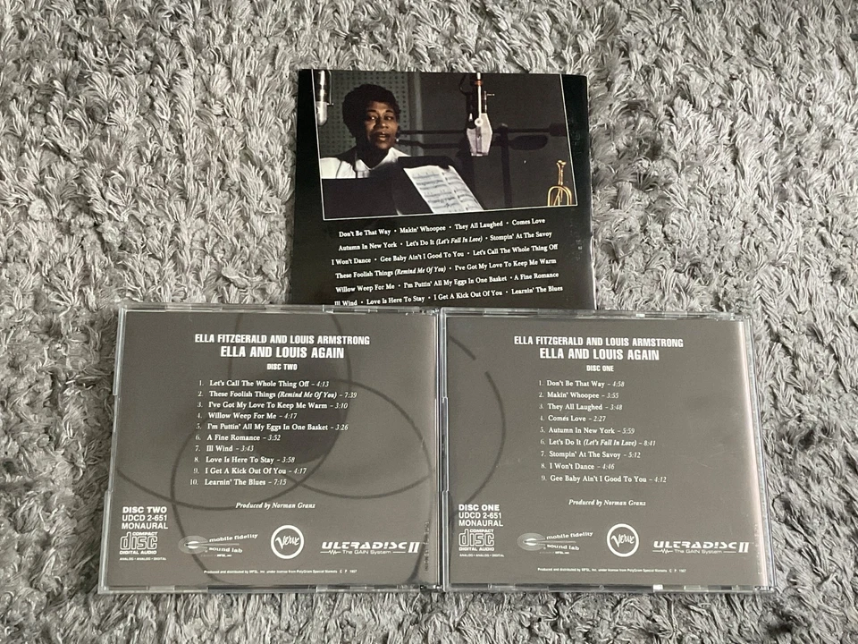 Ella and Louis Again MFSL 24k Gold CDs UDCD 2-651 Original Master Recording - Bild 4 von 4