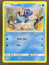 Pokémon Totodile 18/73 SHL Shining Legends NM