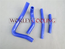 Silicone Radiator Hose Kit for Suzuki RM250 1996-2000 96 97 98 1999 00 99 BLUE