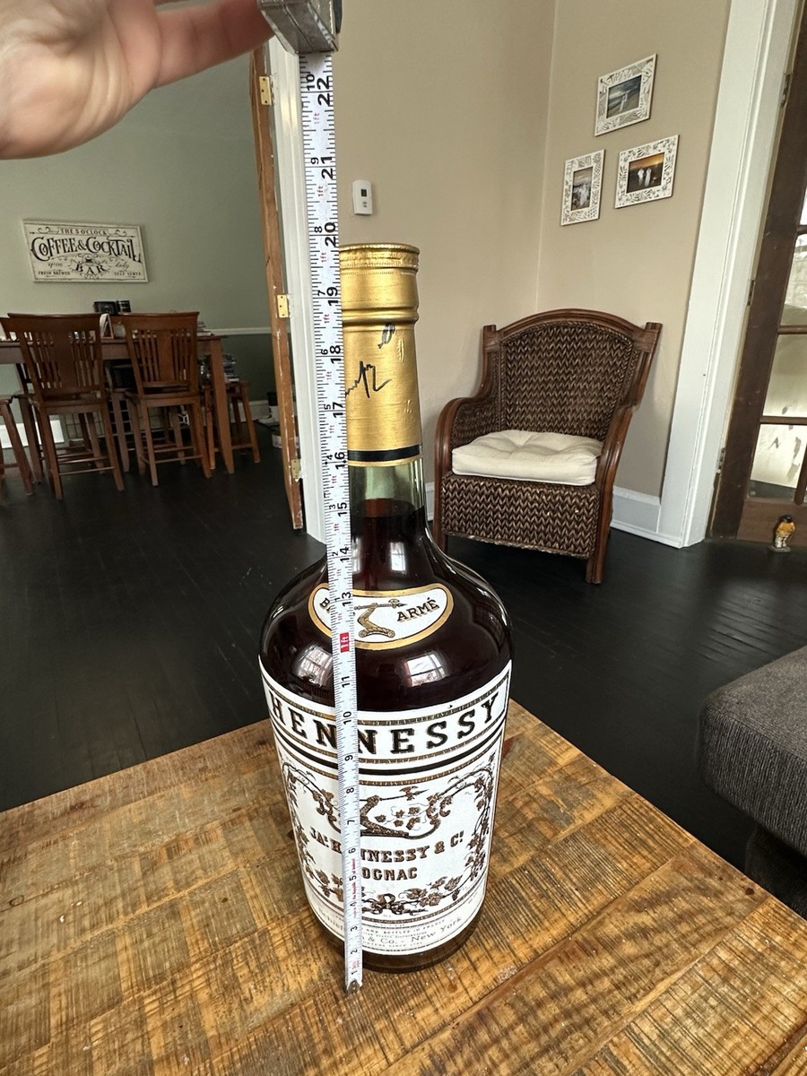 VTG 1960s Hennessy Cognac Bras Arme Empty Huge 21