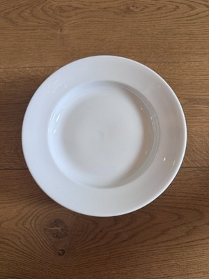 Pillivuyt White Pasta Bowls French Porcelain Dining Set Tableware 6pc