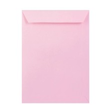 Busta C4 324 x 229 rosa pallido | buccia/sigillo | busta rosa patta dritta 120 gsm