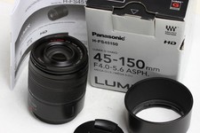 Panasonic LUMIX G VARIO 45-150mm II IF4.0-5.6  Lens H-FS45150  MINT BOXED
