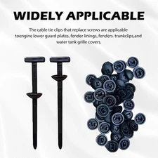 50 PCS Nylon Universal Cable Tie Buckle，Heavy Duty Self-Locking Zip Ties Holder