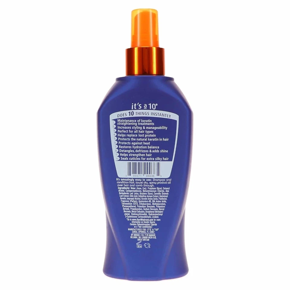 It's a 10 Miracle Leave-In Plus Keratin Spray, 10 fl. oz (Pack of 2) - Image 2 of 2