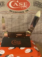 Case XX Canoe Knife 1970's Dotted NICE Bone Carbon CV Steel Original Box Mint 