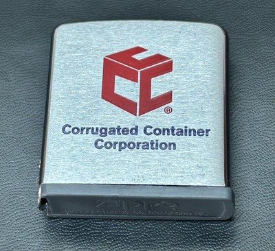 Vtg Mini Corrugated Container Corporation VA ZIPPO Advertising Tape Measure Rule