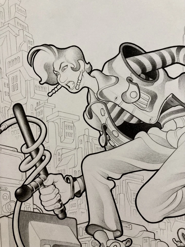 Cubierta de arte de cómic original High Strangeness #3 11x17 de Matt Lesniewski  Foto 3 de 4