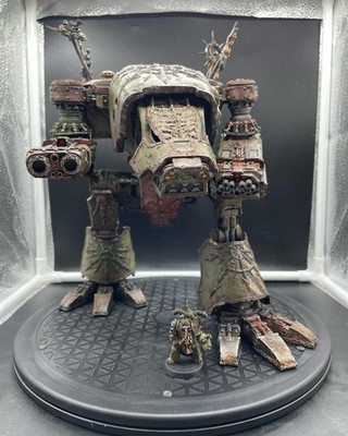 Forge World Chaos Warhound Titan Pro Painted w/ Box & Certificate Legio Mordaxis