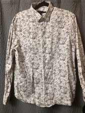 Express 1MX Slim 1MX Mens L White/Black Flora...