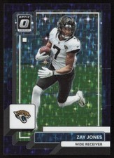 2022 Donruss Optic Purple Stars #/15 Zay Jones #89 Jacksonville Jaguars