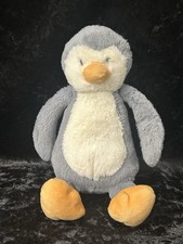 Jellycat Vintage Bashful Penguin - Soft Plush Toy Grey Retired Rare