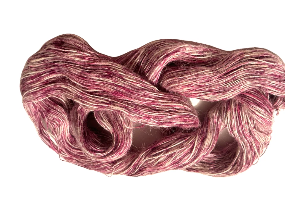 100 g de hilo de yute fino rosa tie dye 530 yardas Foto 4 de 4