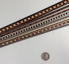 Sample Pack! Veneer Inlay Banding, Various Styles, VENEER WOODWORKING REQUIRED