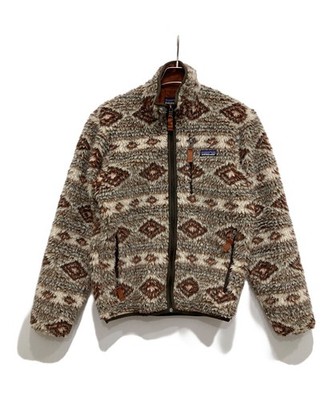 Patagonia All-over print classic Retro-X fleece cardigan Size: XS 23060FA12 Gray