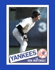 1985 Topps Set-Break #665 Don Mattingly NR-MINT *GMCARDS*