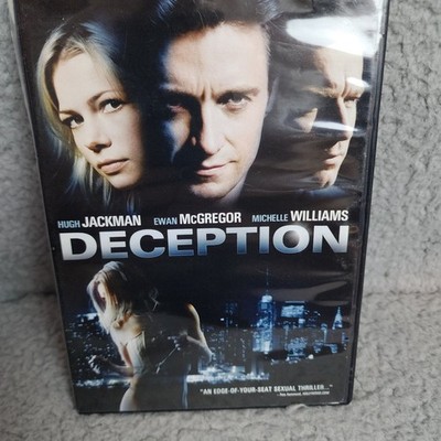 Deception DVD 2008 Hugh Jackman Ewan McGregor Michelle Williams Thriller