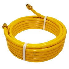 1/2" CSST Gas Line 33ft Flexible Gas Line,Corrugated Stainless Steel Tubing w...