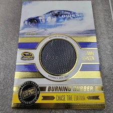 2014 Press Pass Total Memorabilia Jimmie Johnson Burning Rubber Victory Used /50
