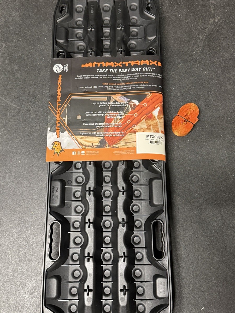 NEW MAXTRAX MKII Vehicle Recovery Board Black Pair | eBay