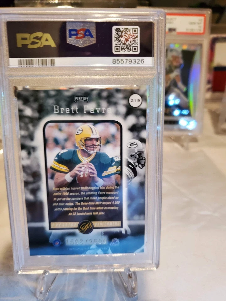 2000 Playoff Prestige - #215 Brett Favre /2500 - Image 2 of 3