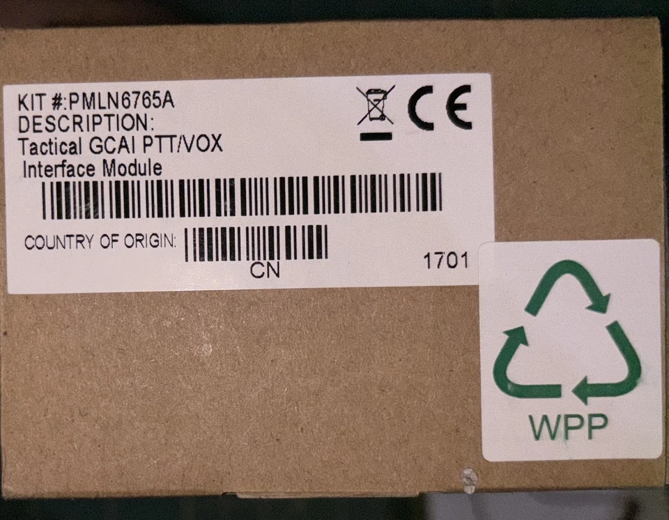 Motorola Tactical PTT/VOX Interface PMLN6765A - Image 3 of 3