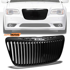For 2011-2014 Chrysler Srt 300 300c Front Bumper Grille Vertical Matte Black