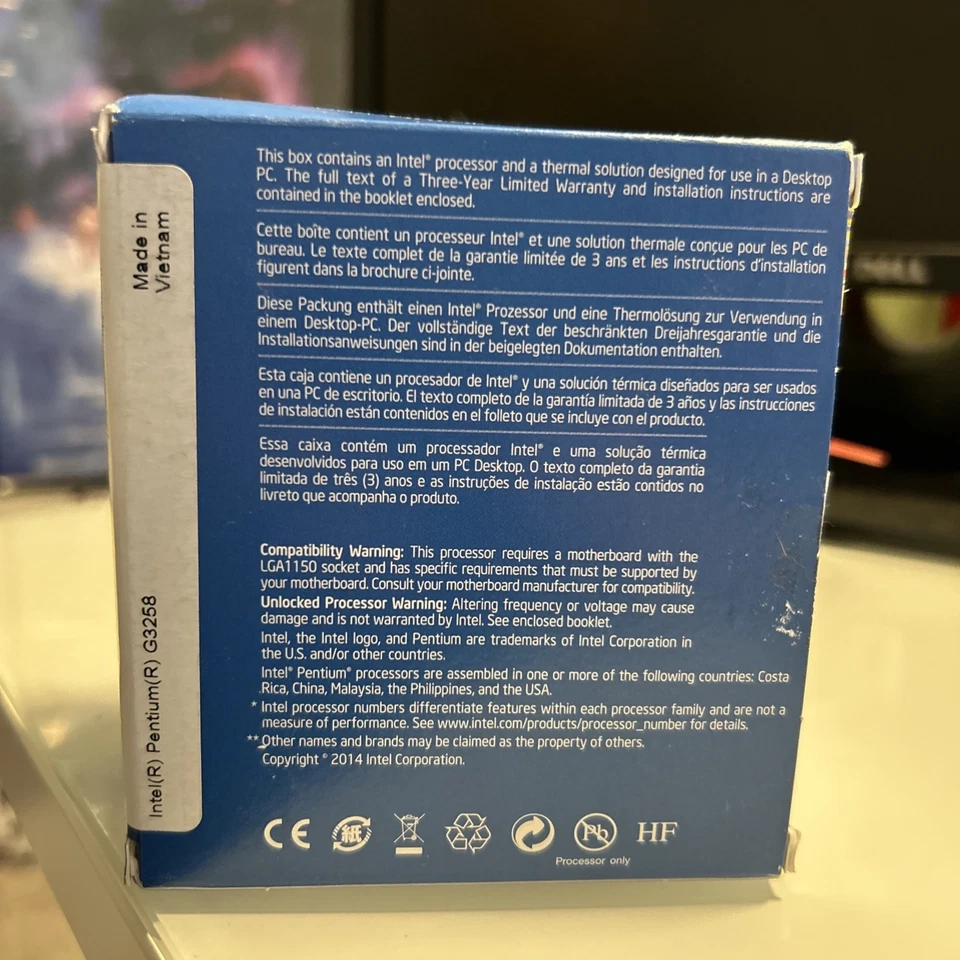 Processador Intel Pentium G3258 3.2GHz Dual-Core (BX80646G3258) - Imagem 3 de 3