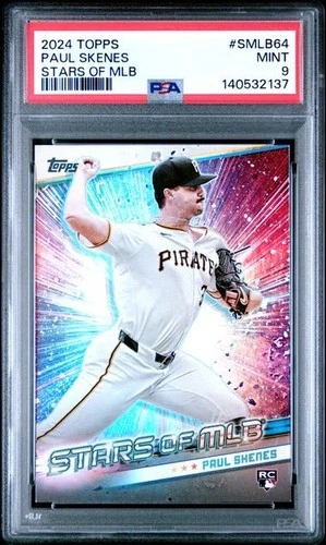 2024 Topps Update Series - Stars of Mlb Paul Skenes #SMLB-64 (RC) Psa 9